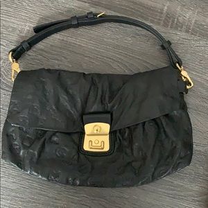 Black imprinted Marc by Marc Jacobs shoulder bag